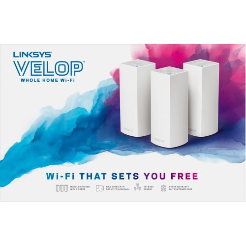 Linksys Velop Whole Home Mesh Wi-Fi System whw0303 - Wireless Router