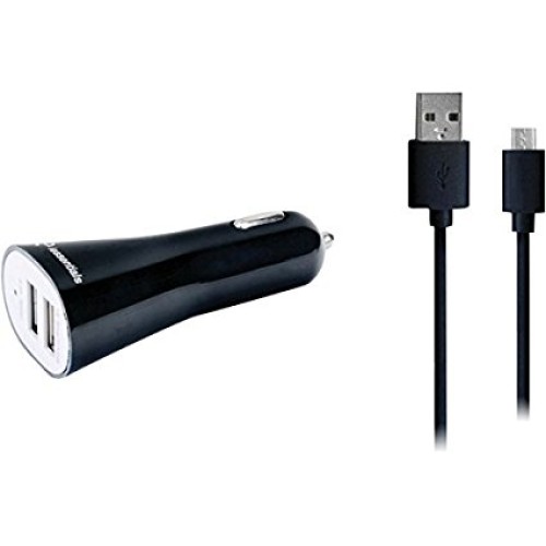 iEssentials 3.4-Amp Dual-Port 3.4-Amp Dual-Port USB Car Charger