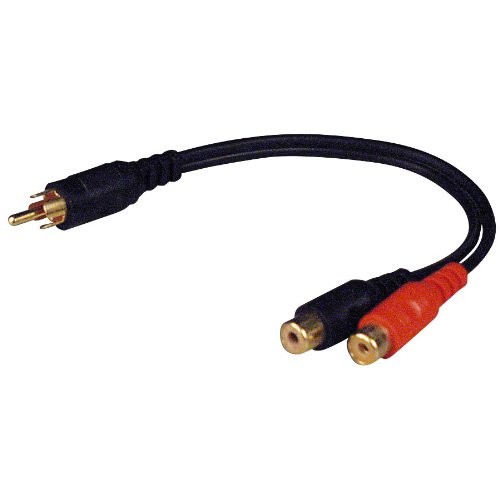 RCA Y-Adapter (1 Male to 2 Females)