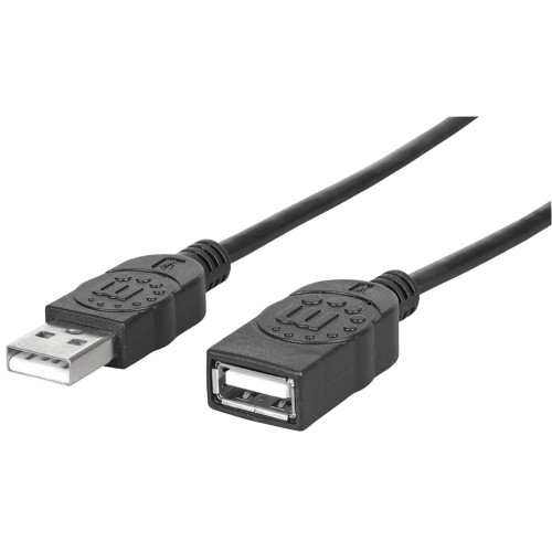 A-Male to A-Female USB 2.0 Extension Cable (10ft)