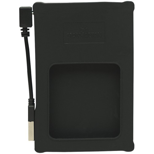 2.5" SATA Hard Drive Enclosure for Hi-Speed USB 2.0 (Black)
