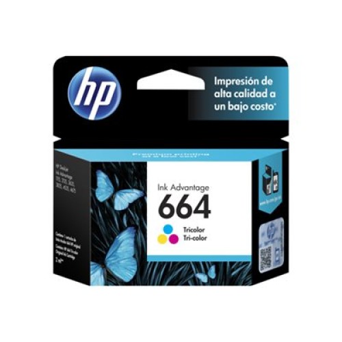 HP 664 - 2 ml - Dye-based Tricolor - Original - Ink Advantage - Ink Cartridge