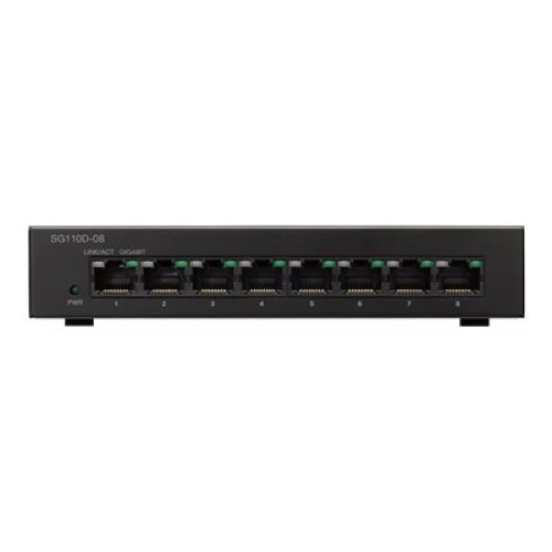 CISCO SMALL BUSINESS SG110D-08 - SWITCH - 8 PORTS - UNMANAGED
