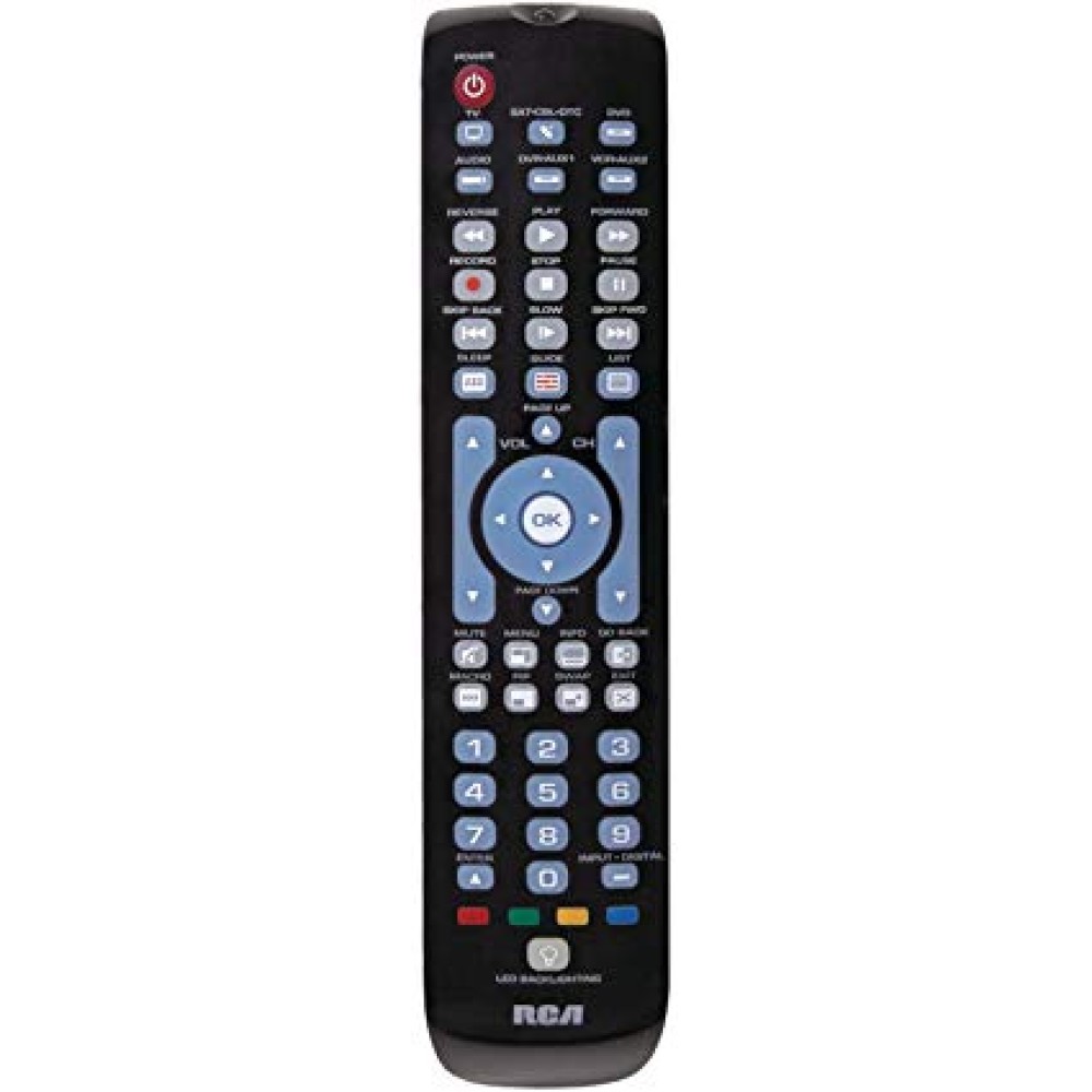 6-Device Green Backlit Universal Remote