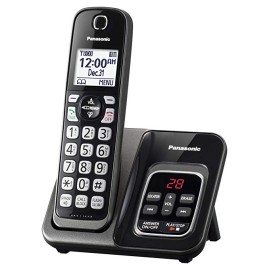 Panasonic Expandable Cordless Phone With Call Block (Single Handset)