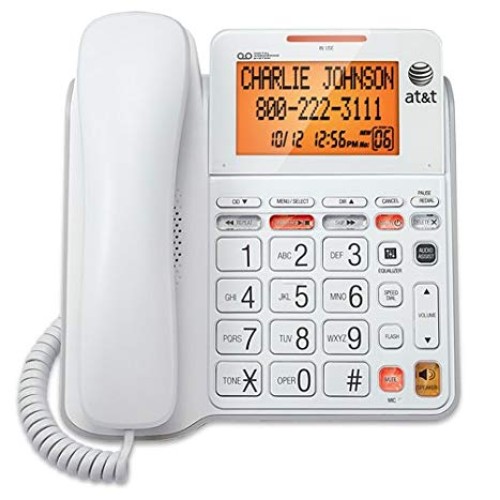 Corded Phone With Answering System & Large Tilt Display