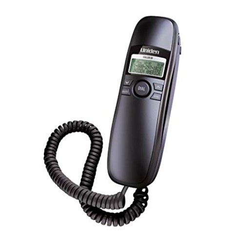 Corded Trimline Phone With Caller Id (Black)