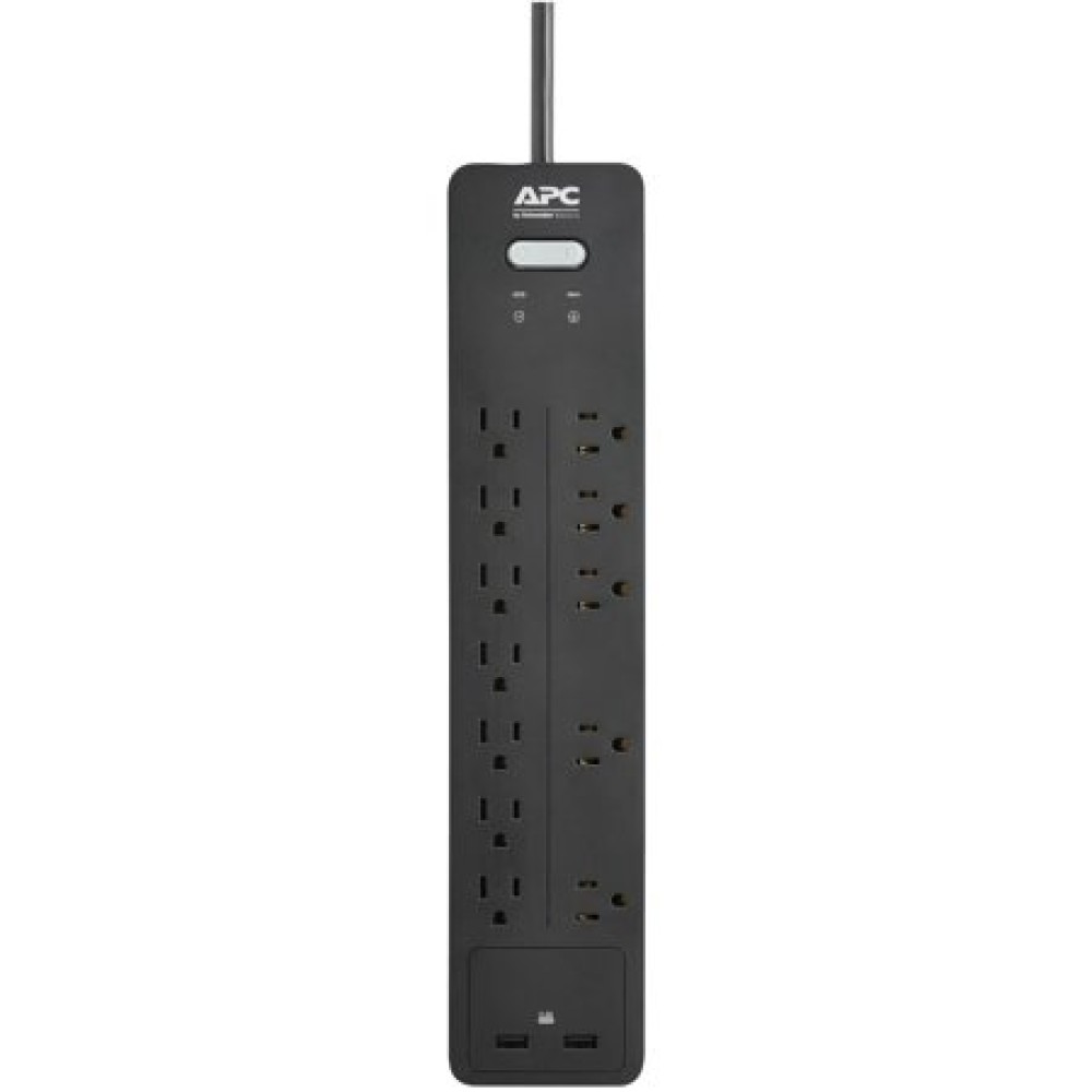 PH12U2 12-OUTLET SURGEARREST® HOME/OFFICE SERIES SURGE PROTECTOR WITH 2 USB PORTS, 6FT CORD