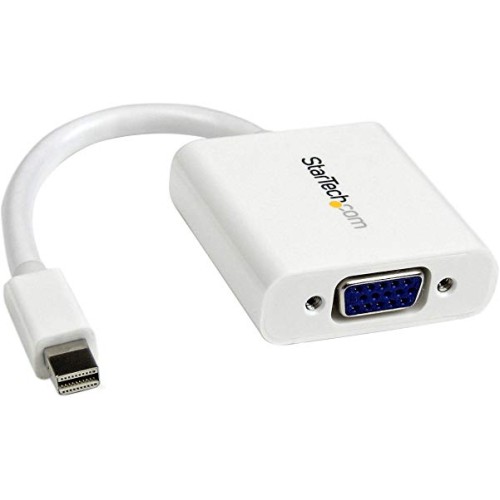 StarTech USB-C to VGA Adapter - White - 1080p - Video Converter For Your MacBook Pro / Projector / VGA Display