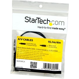 StarTech 6in RCA to 3.5mm Female