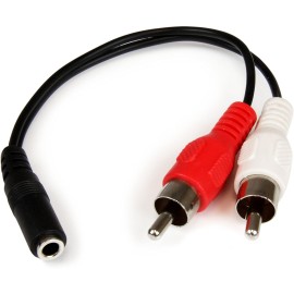 StarTech 6in RCA to 3.5mm Female