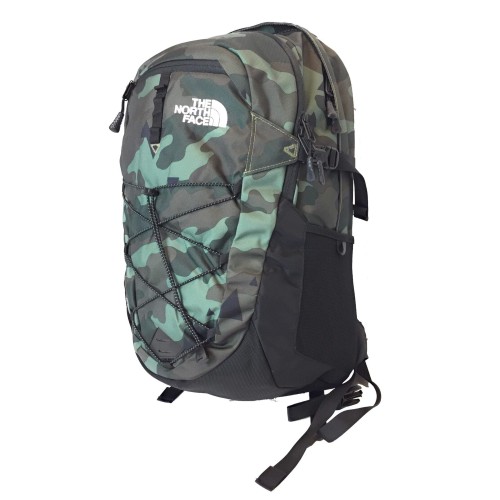 The North Face Unisex Borealis Backpack Laptop Daypack RTO (Olive Green Camo Print)