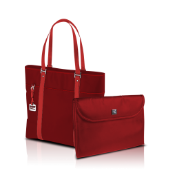 KlipX Verona Handbag in Red up to 15.4" (KNB-460RD)