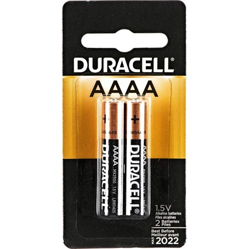 Duracell Ultra Power Alkaline Batteries w/Duralock Power Preserve Technology, AAAA, 2/Pk