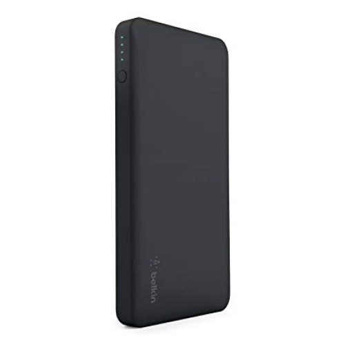 Belkin Pocket Power bank 10000 mAh 2.4 A 2 output connectors (USB) on cable: Micro-USB black