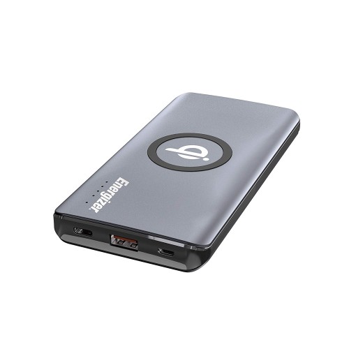 10,000 SERIES QI® WIRELESS-CHARGING POWER BANK WITH 2 USB PORTS