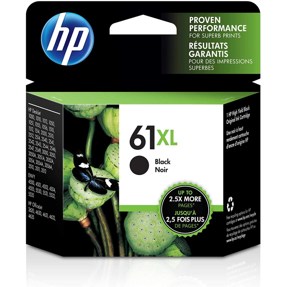 HP 61XL Black Ink Cartridge