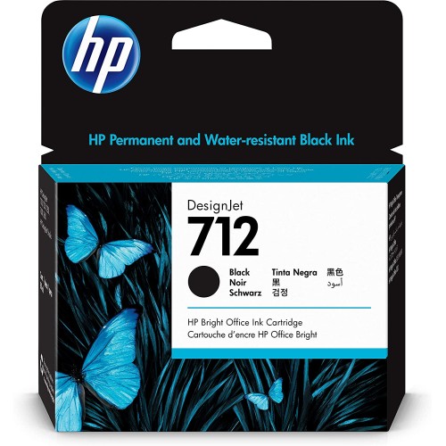 HP 712 Black Genuine Ink Cartridge