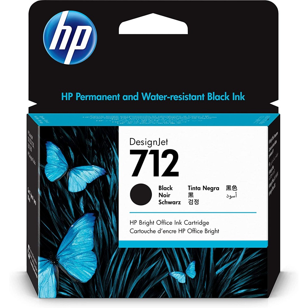 HP 712 Black Genuine Ink Cartridge