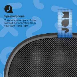 JAM Hang Tight Bluetooth Speaker (Blue)