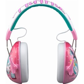 KIDdesigns - Minnie Wired Over-the-Ear Headphones - Pink/White/Ocean Blue