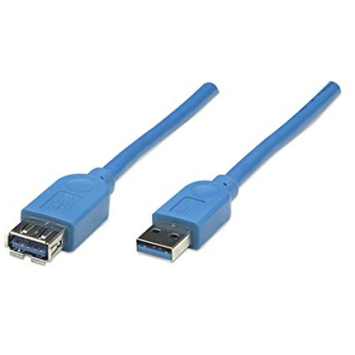Manahattan A-Male To A-Female Superspeed Usb 3.0 Extension Cable (6.56Ft)