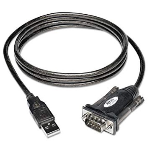 Tripplite Usb A-Male To D9-Male Serial Adapter Cable, 5Ft