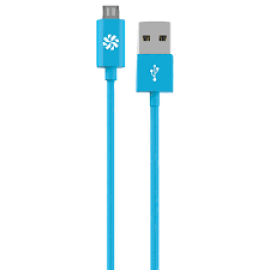 Charge & Sync Micro Usb Cable, 4Ft (Blue)