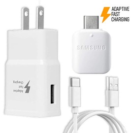 Samsung Fast Adaptive Wall Adapter Charger Plug Compatible
