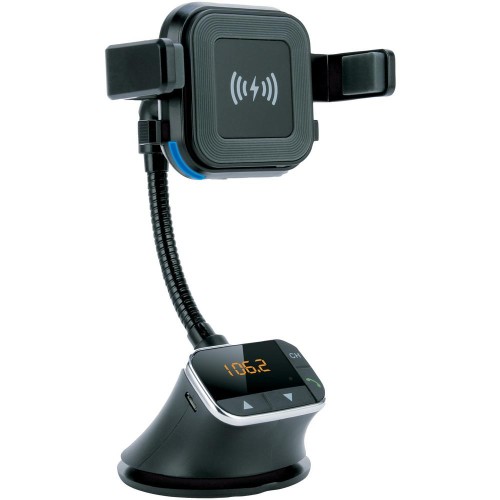 Bluetooth Qi Charging Mount And Fm Transmitter