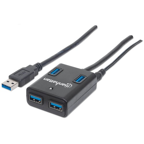Manahattan Superspeed Usb 3.0 Hub With Ac Adapter