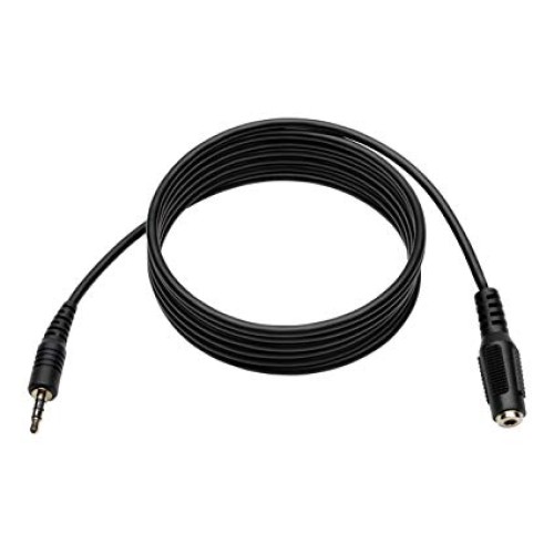 Tripplite 3.5Mm Stereo Audio 4-Position Trrs Male To Female Headset Extension Cable, 6Ft