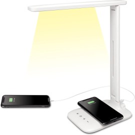 iLive LED Desk Lamp with Wireless Charging