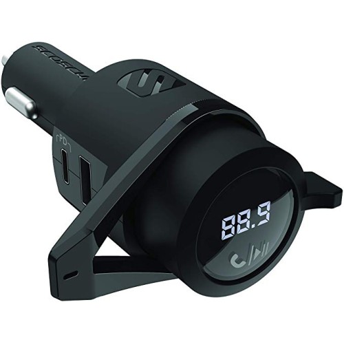SCOSCHE BTFMPD3SR-SP Universal Bluetooth Hands-Free Car Kit with Digital FM Transmitter