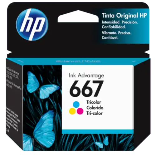 HP 667 Ink cartridge Tricolor