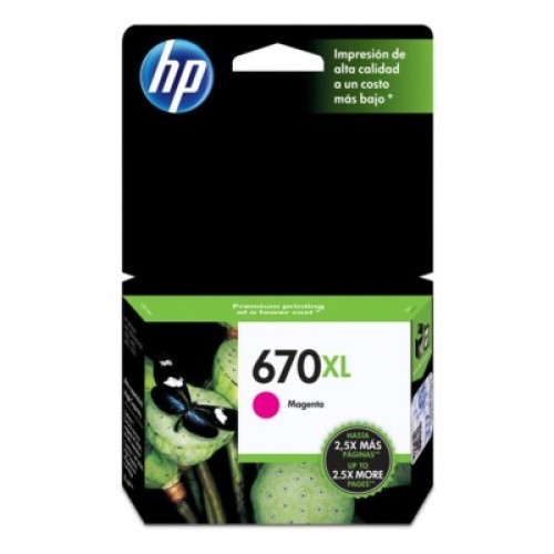 HP 670XL Ink Cartridge Magenta