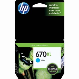 HP 670XL Ink Cartridge Cyan