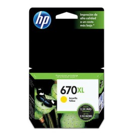 HP 670XL Ink Cartridge Yellow