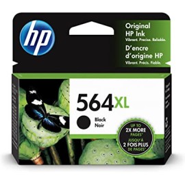 Original HP 564XL Black High-yield Ink | Works with DeskJet 3500; OfficeJet 4620; PhotoSmart B8550, C6300, D5400, D7560, 5510, 5520, 6510, 6520, 7510, 7520, Plus, Premium, eStation Series | CN684WN