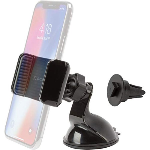 SCOSCHE HDVM 3-in-1 Universal Smartphone/GPS Vent or Suction Cup Mount