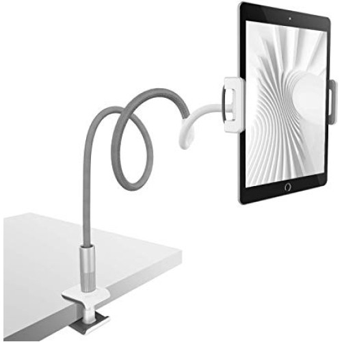 Gooseneck Tablet Holder, Lamicall Tablet Stand: Flexible Arm Clip Tablet Mount