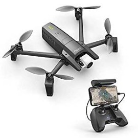 Parrot PF728000 Anafi Drone, Foldable Quadcopter Drone with 4K HDR Camera, Compact, Silent & Autonomous, Realize Your shots with A 180° Vertical Swivel Camera, Dark Grey