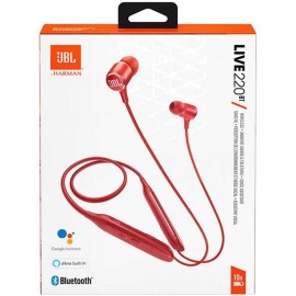 JBL LIVE 220 In-Ear Headphone (Red)