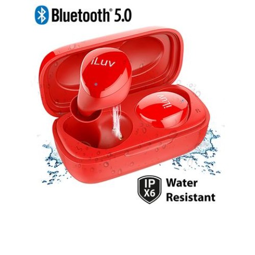iLuv Bubble Gum True Wireless Cordless (Red)