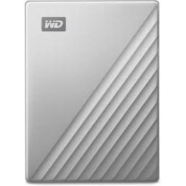 WD - My Passport Ultra for Mac 2TB External USB 3.0 Portable Hard Drive with Hardware Encryption - Silver