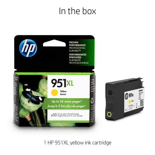 HP #951xl Yellow Print Cartridge CN048AN