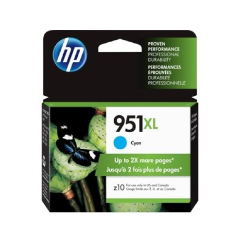 HP #951xl Cyan Print Cartridge CN046AN