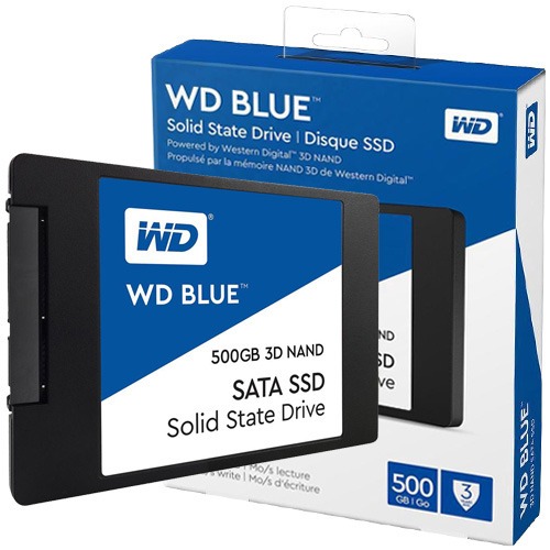 WD SSD Blue 500gb 2.5" Int SATA 3 3D