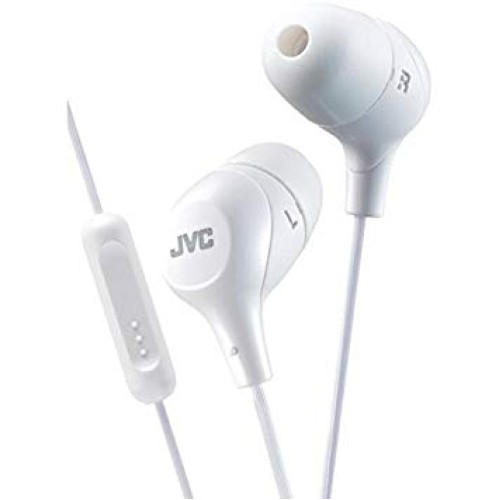 Marshmallow Inner-Ear Headphones With Microphone (White)
