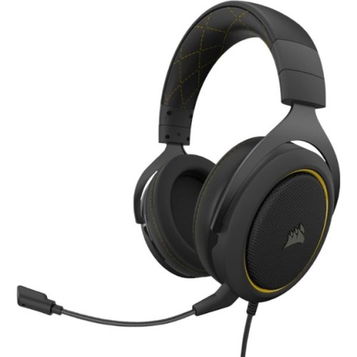 CORSAIR - HS60 PRO SURROUND Wired Stereo Gaming Headset - Yellow